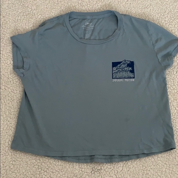 Blue Imperial Motion Cropped Tee - Picture 5 of 5